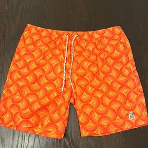 Men’s Psycho Bunny swim trunks size 2xl